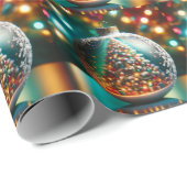 Weihnachtsschmuck Geschenkpapier (Rolleneckpunkt)