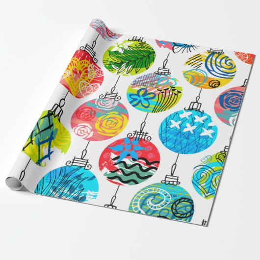Weihnachtsschmuck Geschenkpapier (Ungerollt)