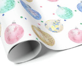 Weihnachtsschmuck Geschenkpapier (Rolleneckpunkt)