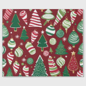 Weihnachtsschmuck Geschenkpapier (Flach)