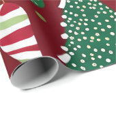 Weihnachtsschmuck Geschenkpapier (Rolleneckpunkt)