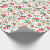 Weihnachtsschmuck Geschenkpapier (Ecke)