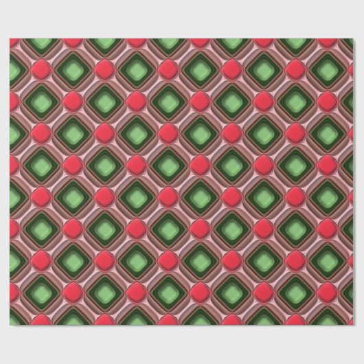 Weihnachtsschmuck Geschenkpapier (Flach)