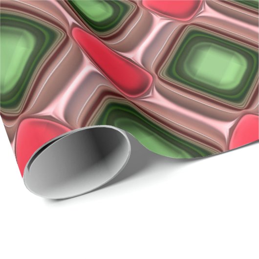 Weihnachtsschmuck Geschenkpapier (Rolleneckpunkt)