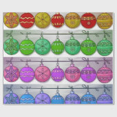 Weihnachtsschmuck Geschenkpapier (Flach)