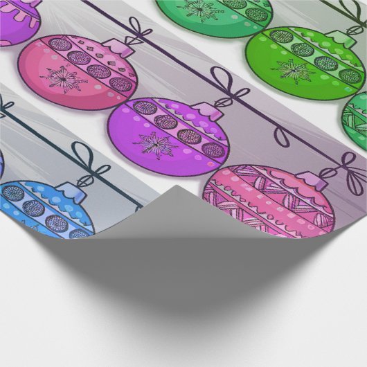 Weihnachtsschmuck Geschenkpapier (Ecke)