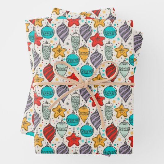 Weihnachtsschmuck Geschenkpapier Set (Beispiel)