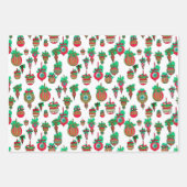 Weihnachtsschmuck Geschenkpapier Set (Vorderseite 3)