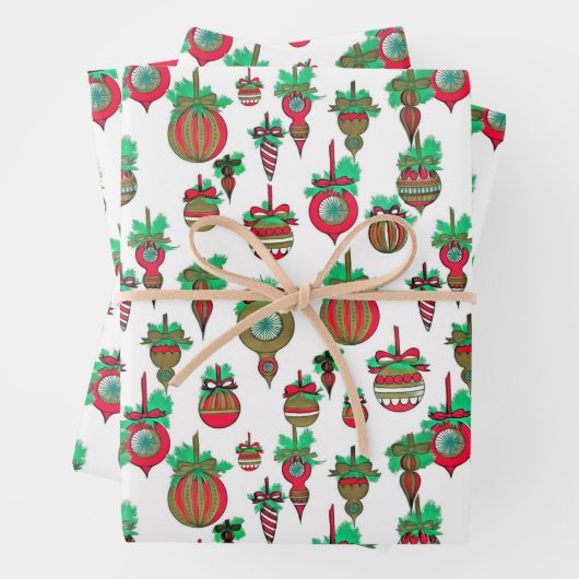 Weihnachtsschmuck Geschenkpapier Set (Beispiel)