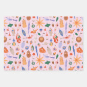 Weihnachtsschmuck Geschenkpapier Set (Vorderseite 2)