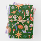 Weihnachtsschmuck Geschenkpapier Set (Beispiel)