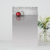 Weihnachtsschmuck - Geschirr Briefpapier (Stehend Vorderseite)
