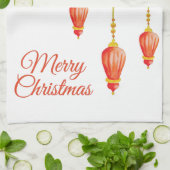 Weihnachtsschmuck Geschirrtuch (Gefaltet)