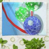 Weihnachtsschmuck Geschirrtuch (Gefaltet)