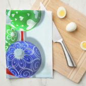 Weihnachtsschmuck Geschirrtuch (Viertel Falte)