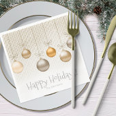 Weihnachtsschmuck Gold ID251 Serviette