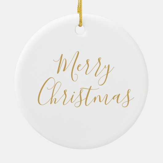 Weihnachtsschmuck Gold Snowflake (Hinten)