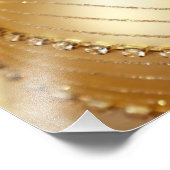 Weihnachtsschmuck, Goldschmuck, Glitzer Fotodruck (Ecke)