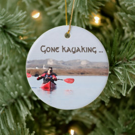 Weihnachtsschmuck "Gone Kayaking"