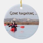 Weihnachtsschmuck "Gone Kayaking" (Hinten)