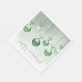Weihnachtsschmuck Green ID251 Serviette (Ecke)