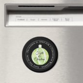 Weihnachtsschmuck (grün gestrichen)/Save the Date Magnet (In Situ (Geschirrspüler))