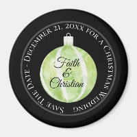 Weihnachtsschmuck (grün gestrichen)/Save the Date