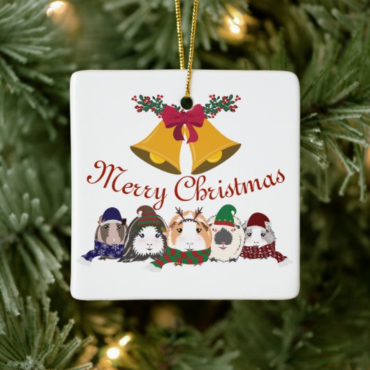 Weihnachtsschmuck Guinea Schweine (Baum)