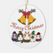 Weihnachtsschmuck Guinea Schweine (Links)