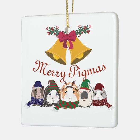 Weihnachtsschmuck Guinea Schweine (Links)