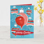 Weihnachtsschmuck Happy Holiday Grüße Karte (Gelbe Blume)