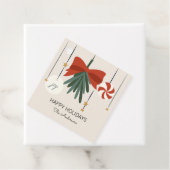 Weihnachtsschmuck Happy Holidays Geschenkanhänger (Beispiel)