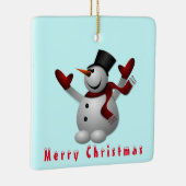 Weihnachtsschmuck Happy Snowman (Rechts)