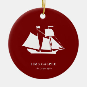 Weihnachtsschmuck — HMS Gaspee