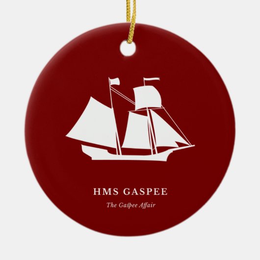 Weihnachtsschmuck — HMS Gaspee (Vorne)
