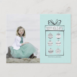 Weihnachtsschmuck Holiday Foto Postkarte