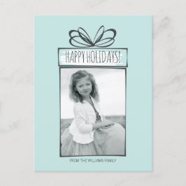 Weihnachtsschmuck Holiday Foto Postkarte