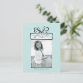 Weihnachtsschmuck Holiday Foto Postkarte (Stehend Vorderseite)