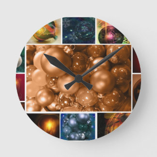 Weihnachtsschmuck Holiday Tree Destination Geschen Runde Wanduhr