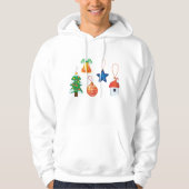 Weihnachtsschmuck Hoodie (Vorderseite)