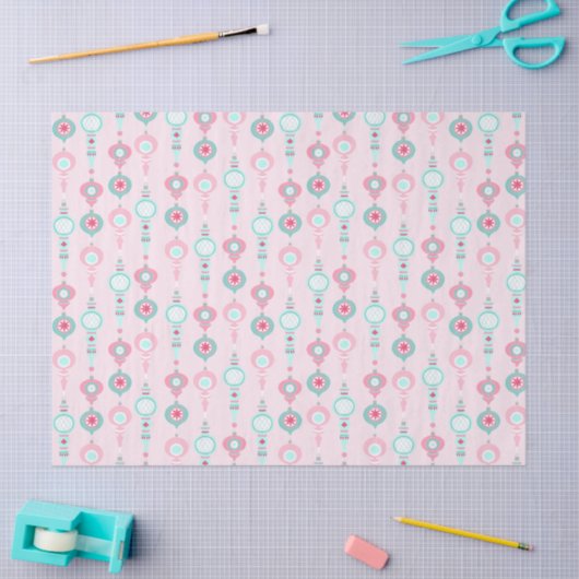 Weihnachtsschmuck Hübsch Pink Holiday Seidenpapier (Basteln)