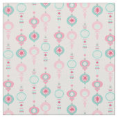 Weihnachtsschmuck Hübsch Pink Holiday Stoff (Nahaufnahme)