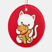 Weihnachtsschmuck - Hunger Kitty Gingerbread Katze (Links)