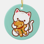 Weihnachtsschmuck - Hunger Kitty Gingerbread Katze (Vorne)