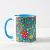 Weihnachtsschmuck Illustration Tasse (Links)
