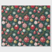 Weihnachtsschmuck - Illustrationen Geschenkpapier (Flach)