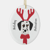 Weihnachtsschmuck im Dalmatiner. Schneeflocke Deko (Rechts)