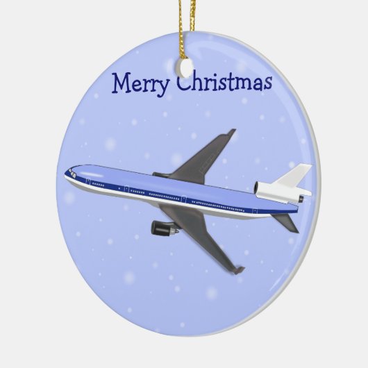 Weihnachtsschmuck im Flugzeug (Links)