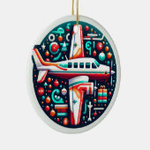 Weihnachtsschmuck im Flugzeug (Rechts)