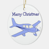 Weihnachtsschmuck im Flugzeug (Links)